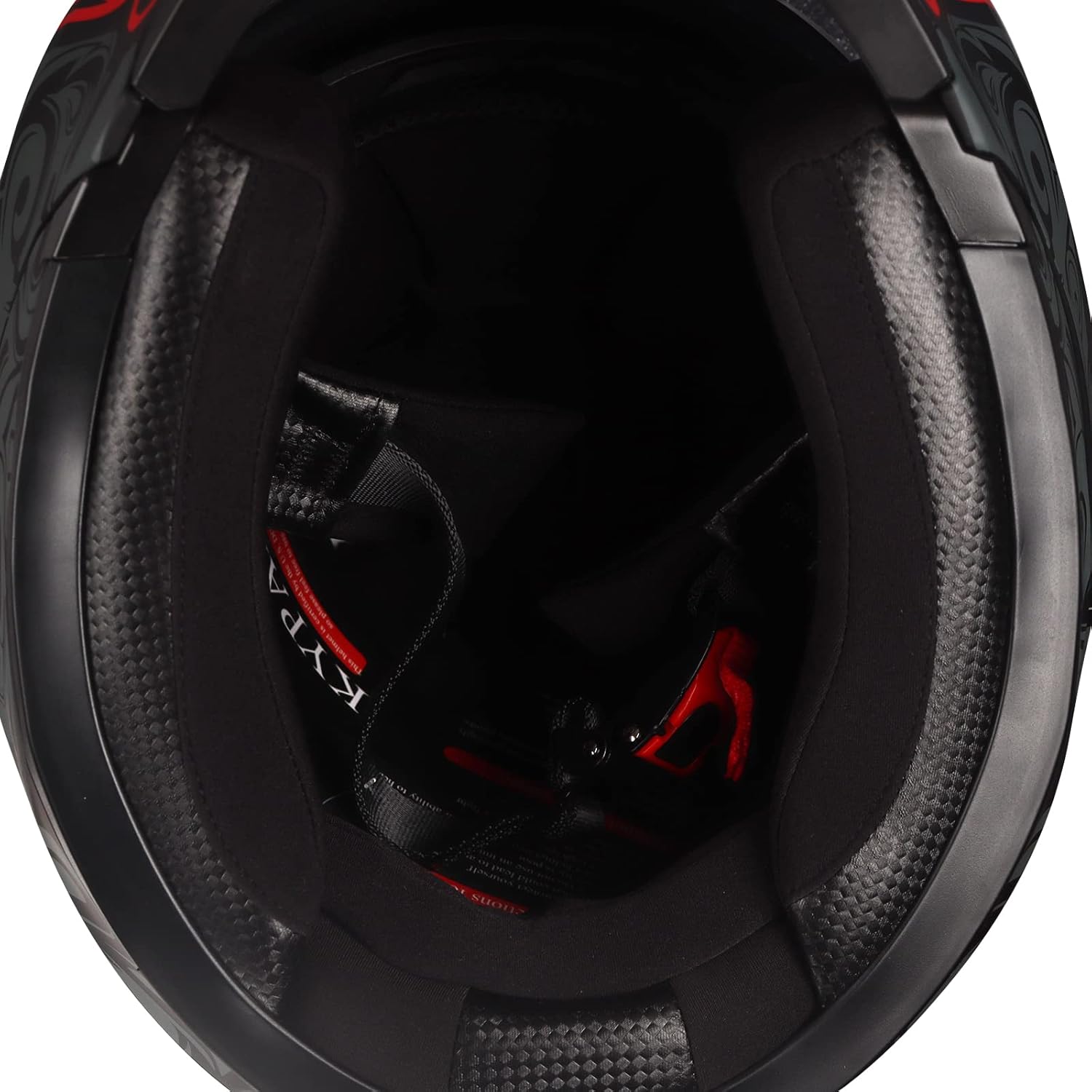 Thumbnail 6 de KYPARA Full Face Helmet with Internal Tinted Visor — DOT Approved, Matt Black (Large)