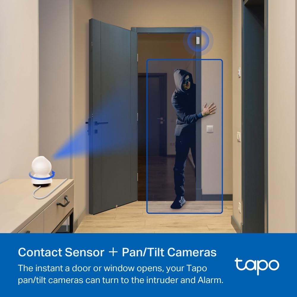 Thumbnail 6 de Tapo T30 Kit Smart Sensor Bundle with Hub and Alarm (T100 Motion Sensor, 2×T110 Door Sensors, H100 HubAlarm)