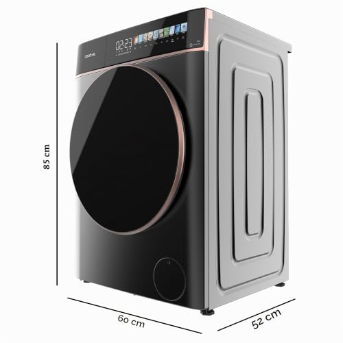 Detalle 2 de Cecotec Lavadora Secadora Bolero Wash&Dry 85900 Inverter Steel A: 8‑5 kg, 1400 rpm, pantalla FullColor 10,3