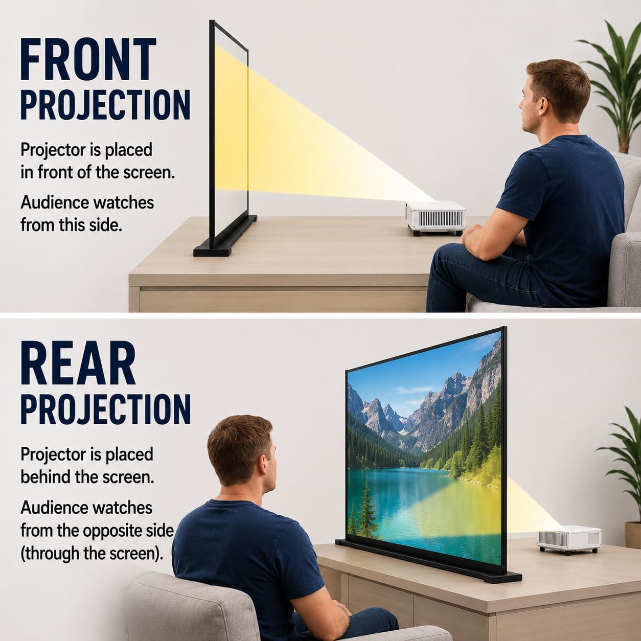 Detalle de Japard 250-Inch Outdoor Projector Screen: Large, Foldable 4K-Ready Canvas for Indoor/Outdoor Theaters