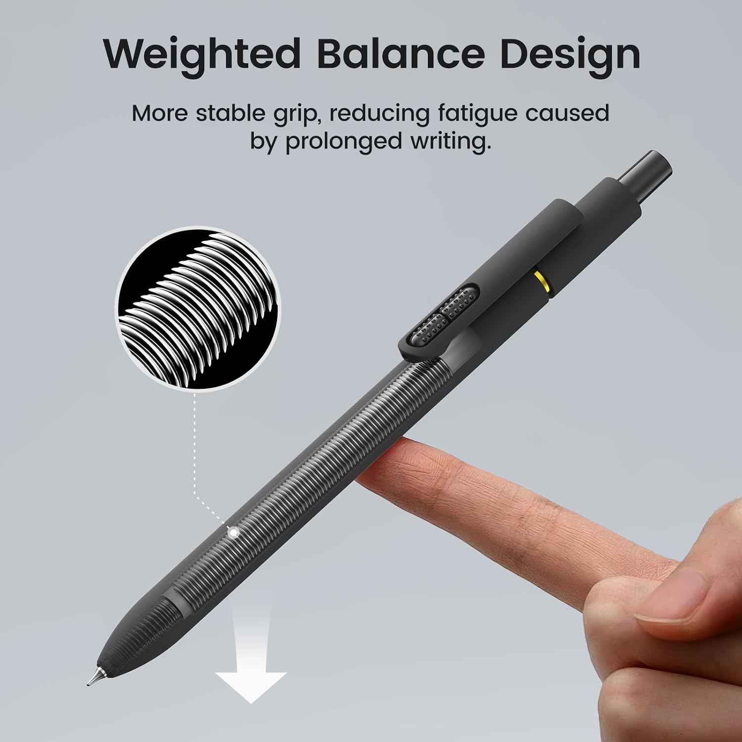 Thumbnail 4 de JIMMIDDA 16 Pcs Gel Pens – Black Ink, 0.7mm, Quick-Drying, Fidget Rotating Retractable Pens