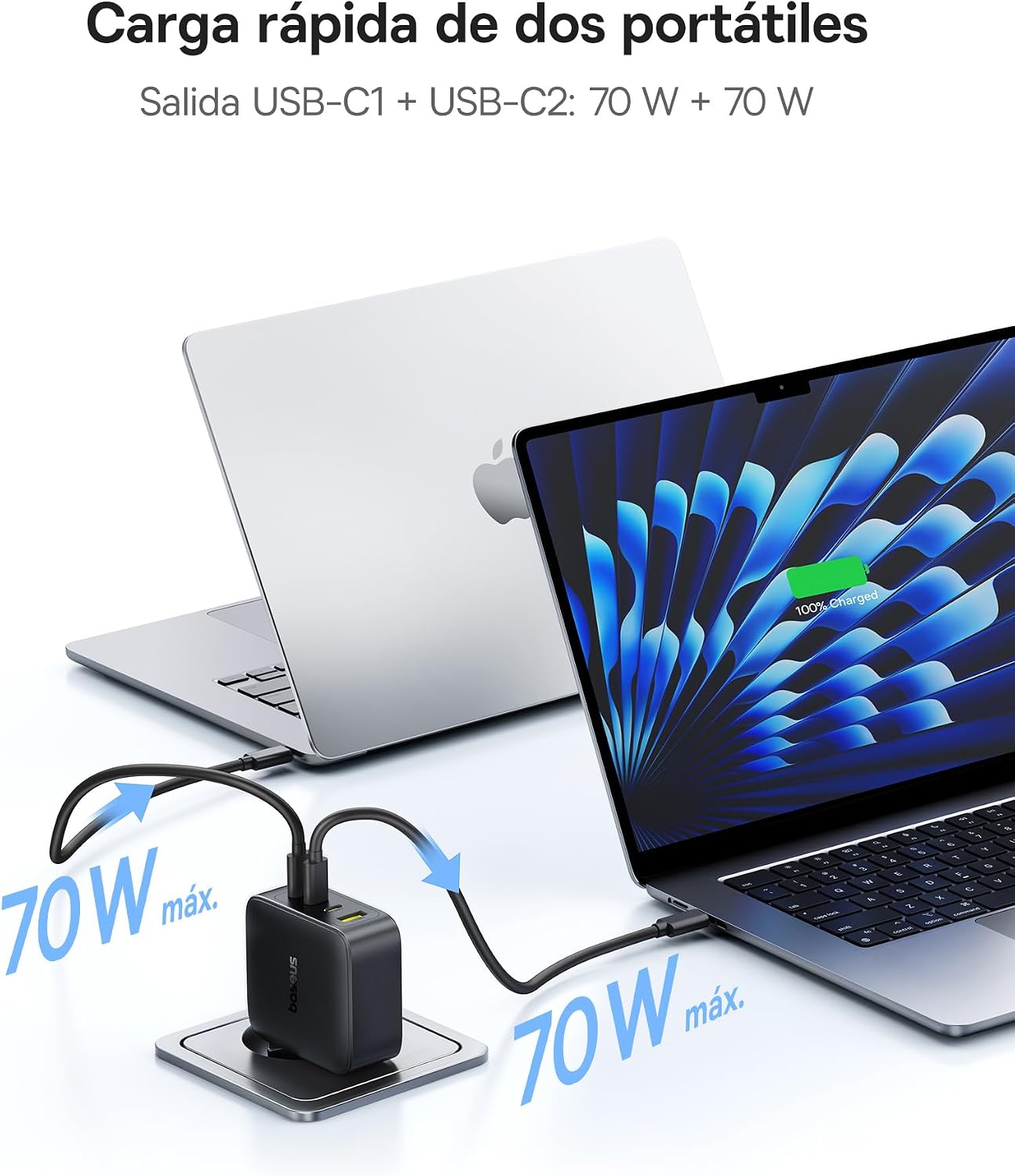 Thumbnail 2 de Baseus Enerfill Cargador USB C 140W