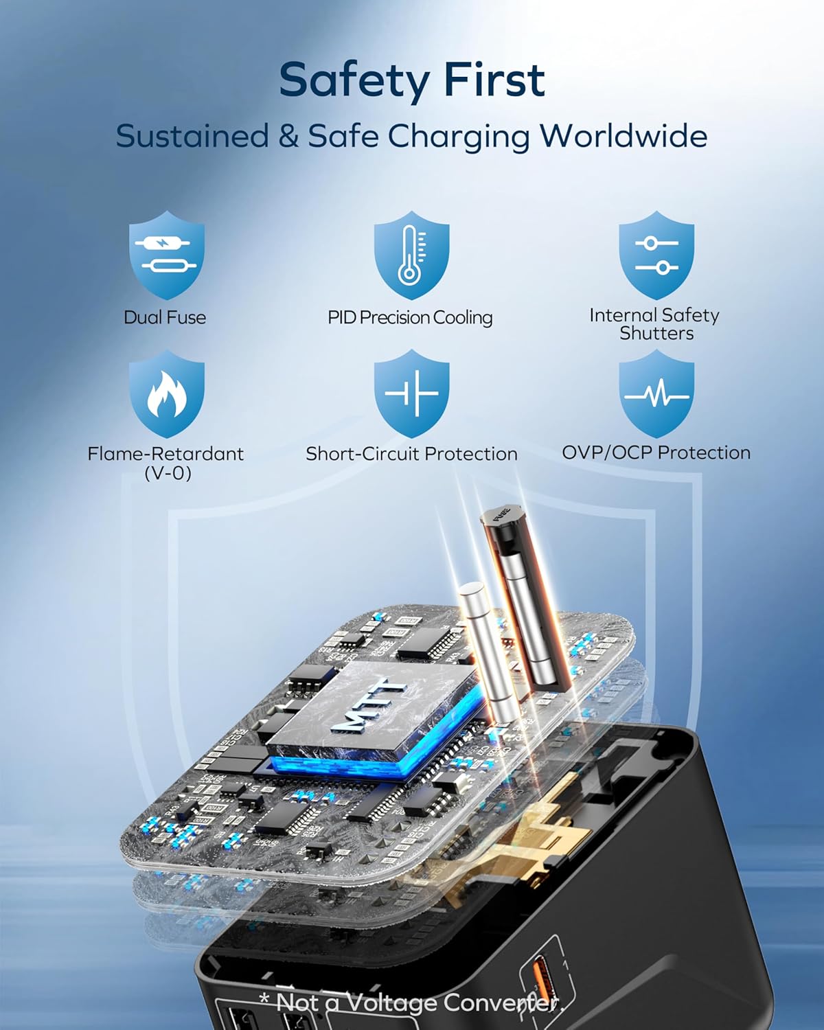Thumbnail 5 de MOMAX Universal Travel Adapter 70W GaN charger 🔌