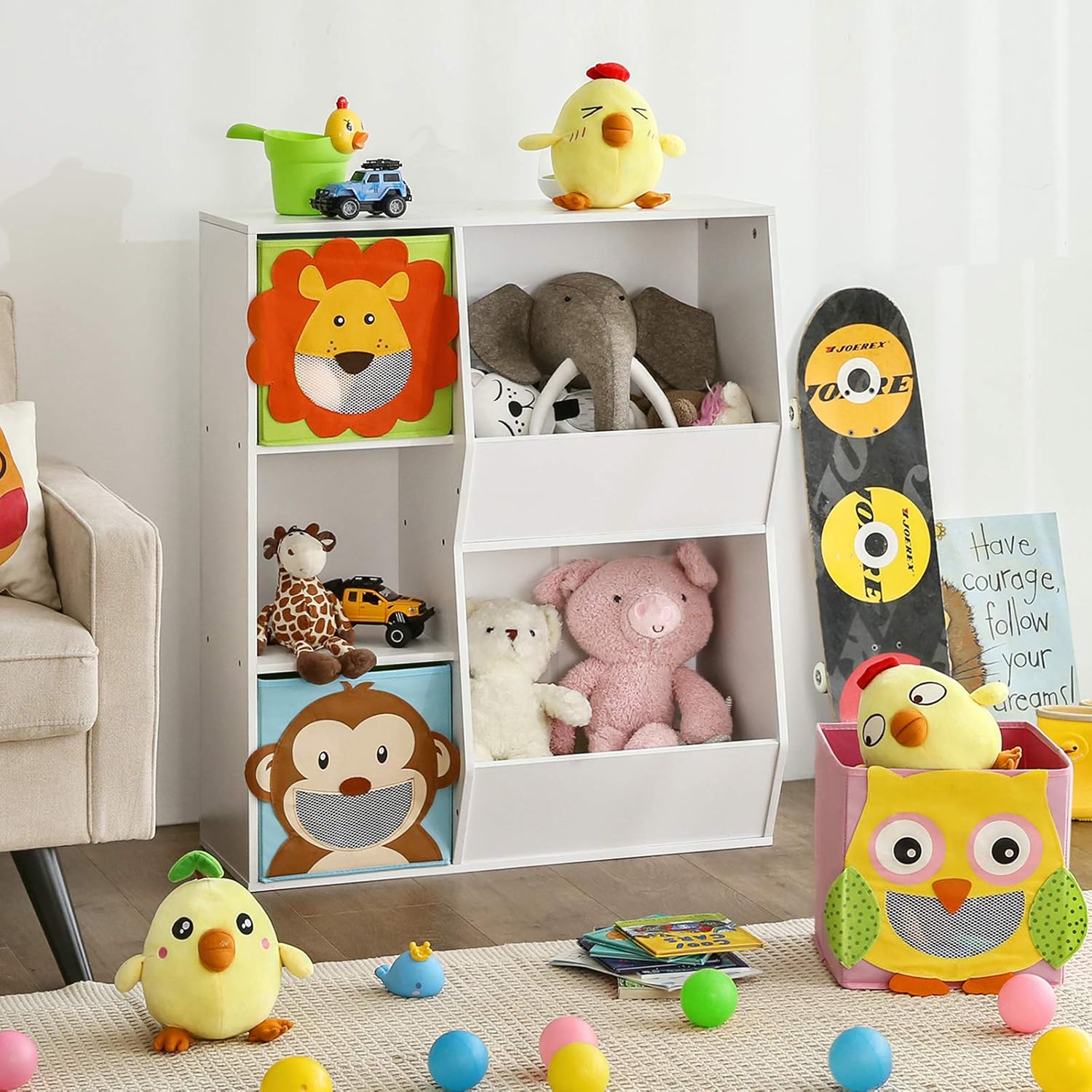 Detalle de SONGMICS RFB01KU toy storage cubes 27 cm