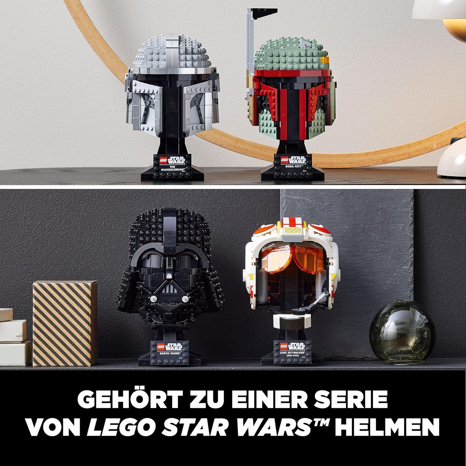 Thumbnail 5 de LEGO Star Wars Mandalorianer Helm 75328 – Sammlerstück, Bausatz für Erwachsene