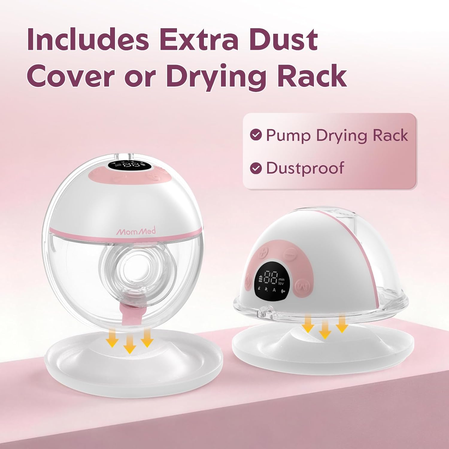 Thumbnail 6 de MOMMED Hands-Free Breast Pump, 27mm Wearable with 4 Modes & 12 Levels