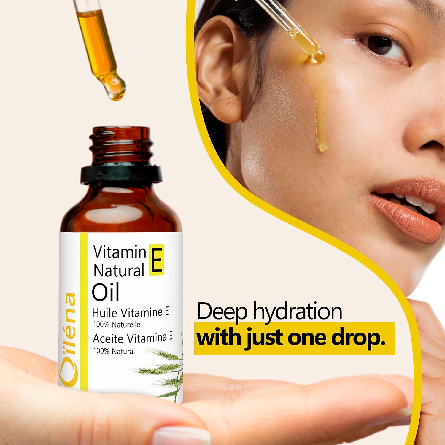 Detalle 2 de Oïléna Huile de Vitamine E 500 ml ⚙