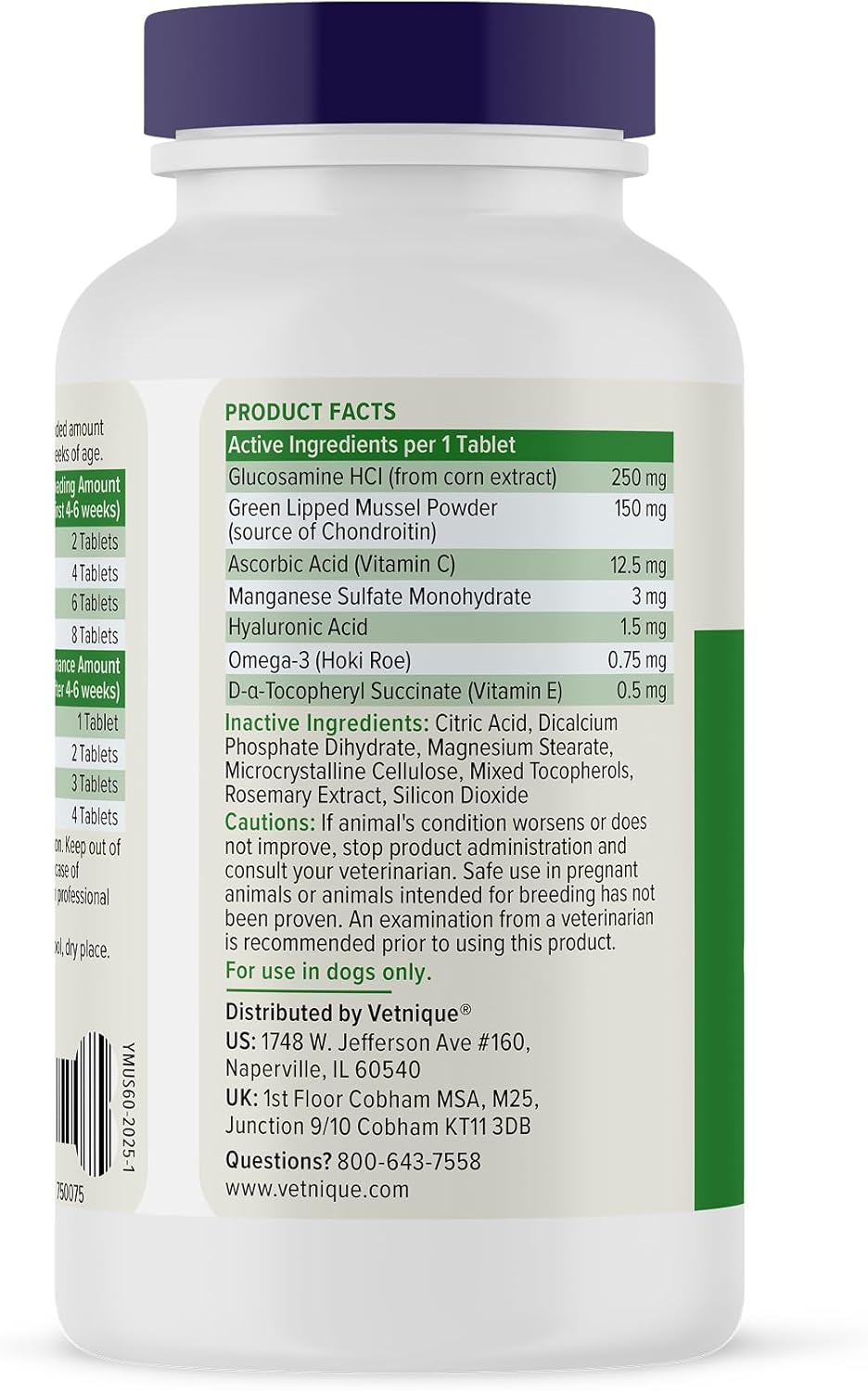 Thumbnail 2 de YuMOVE Gelenktabletten für Hunde 5–8 Jahre (60 Tabletten, 150 mg) mit Grünlippmuschel