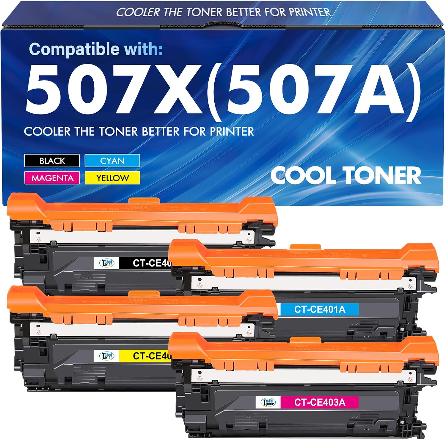Detalle de Cool Toner Compatible Toner Cartridge Set 507X