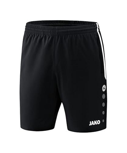 Detalle 2 de JAKO Kinder Shorts Competition 2.0 – Schwarz, 152: Vielseitige Sportshorts für Jungen und Mädchen