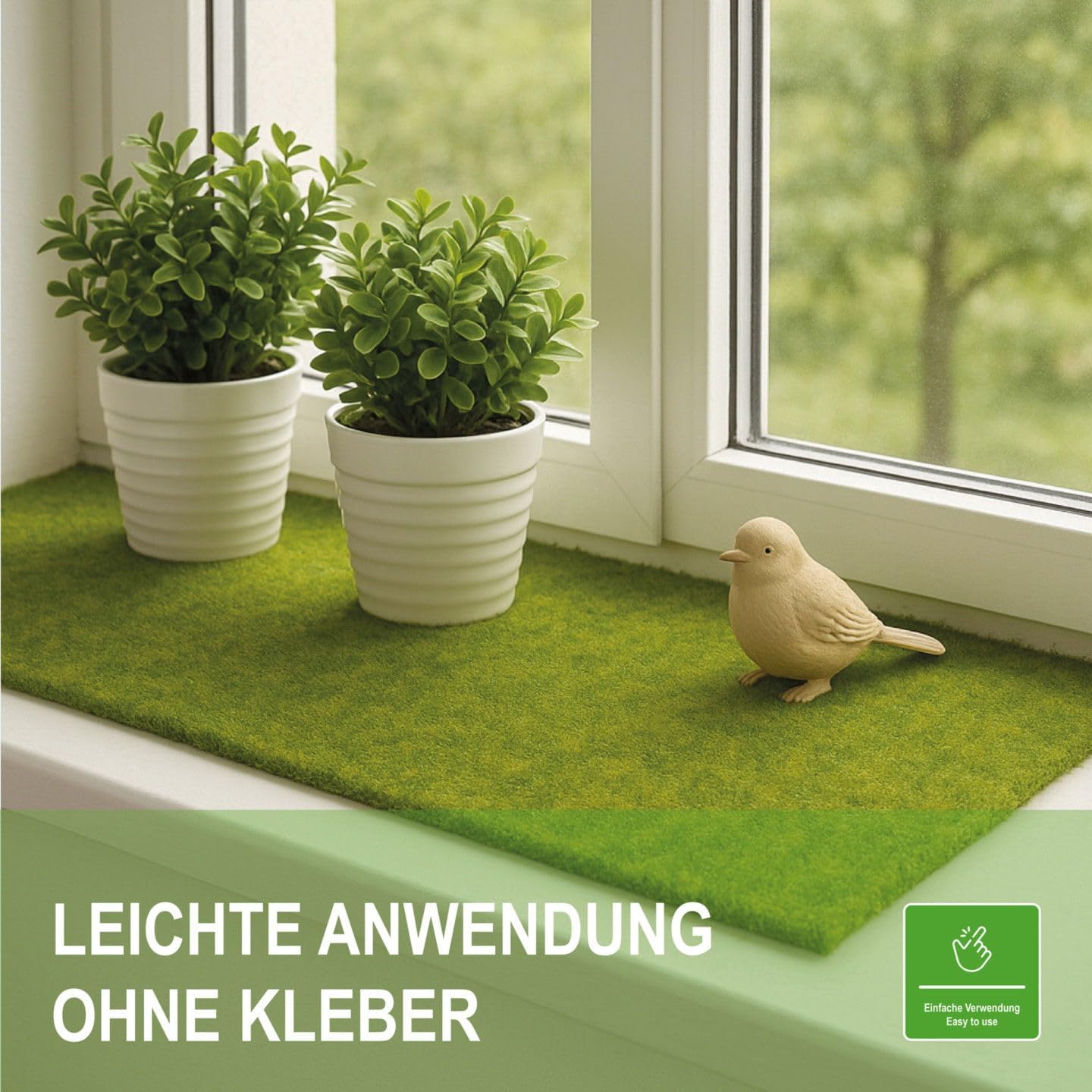 Thumbnail 3 de modellnatur Grasmatte 200 x 43 cm (Frühlingsgrün) – Kunstrasen für Modellbau, H0-Gelände & Dioramen