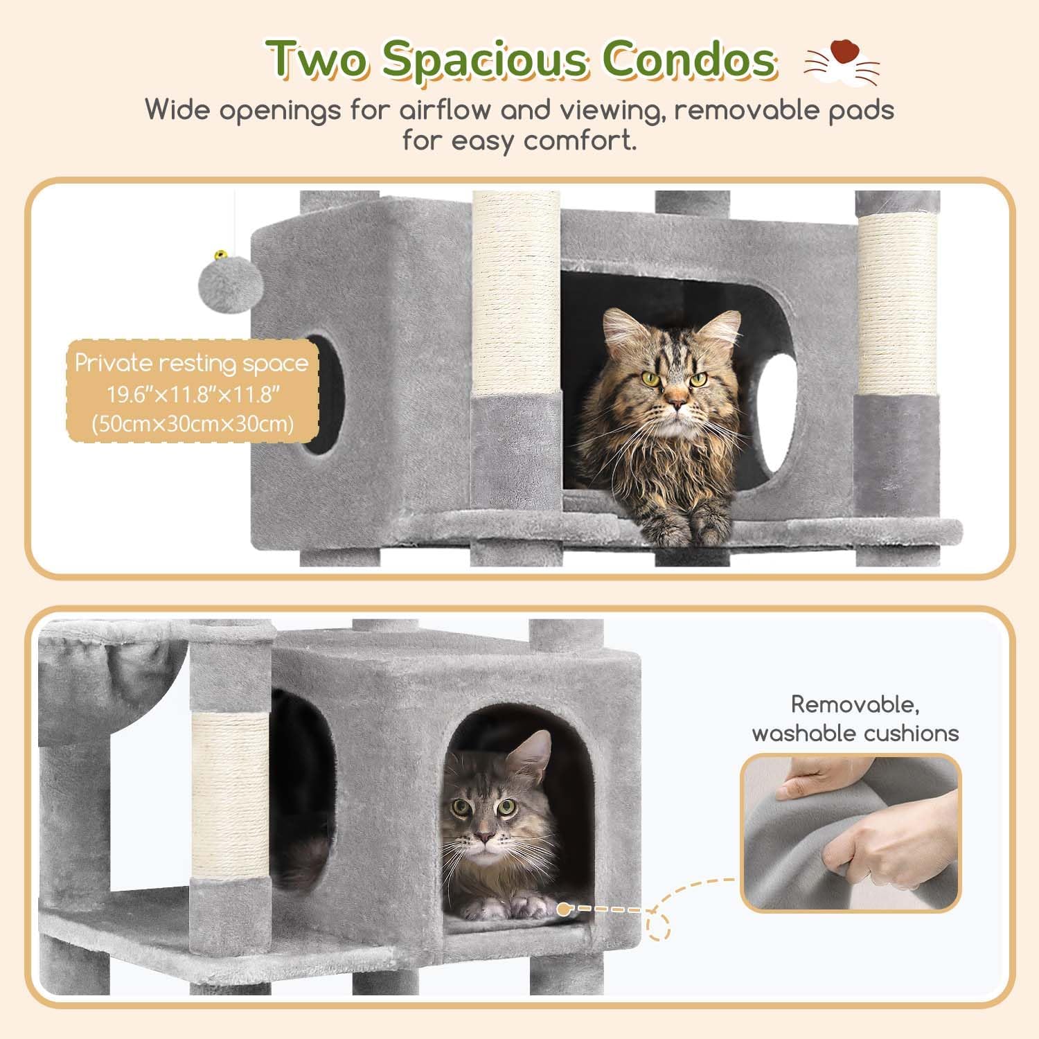 Thumbnail 2 de Globlazer Cat Tree, 74-Inch