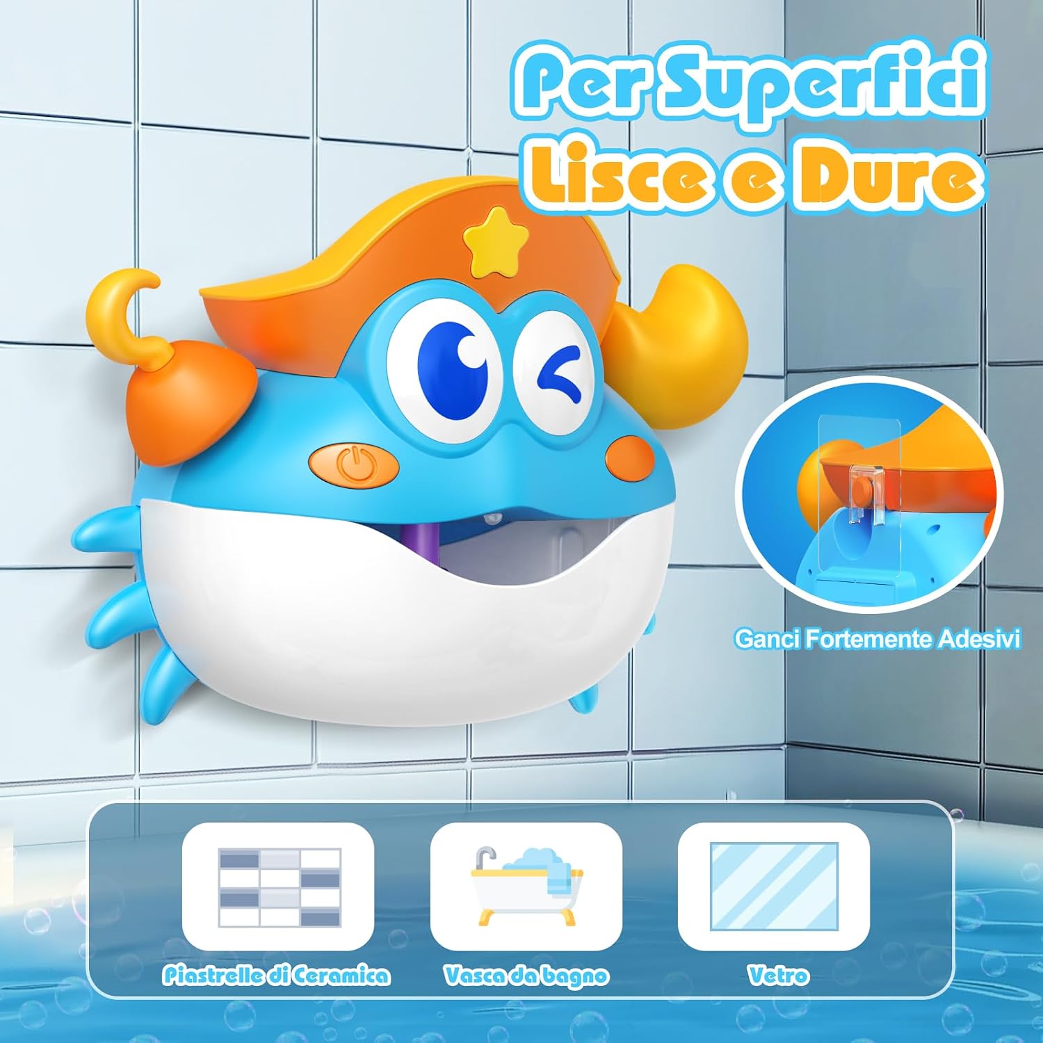 Thumbnail 5 de iKidiki Giochi Bambini Granchio Bolle 230 ml