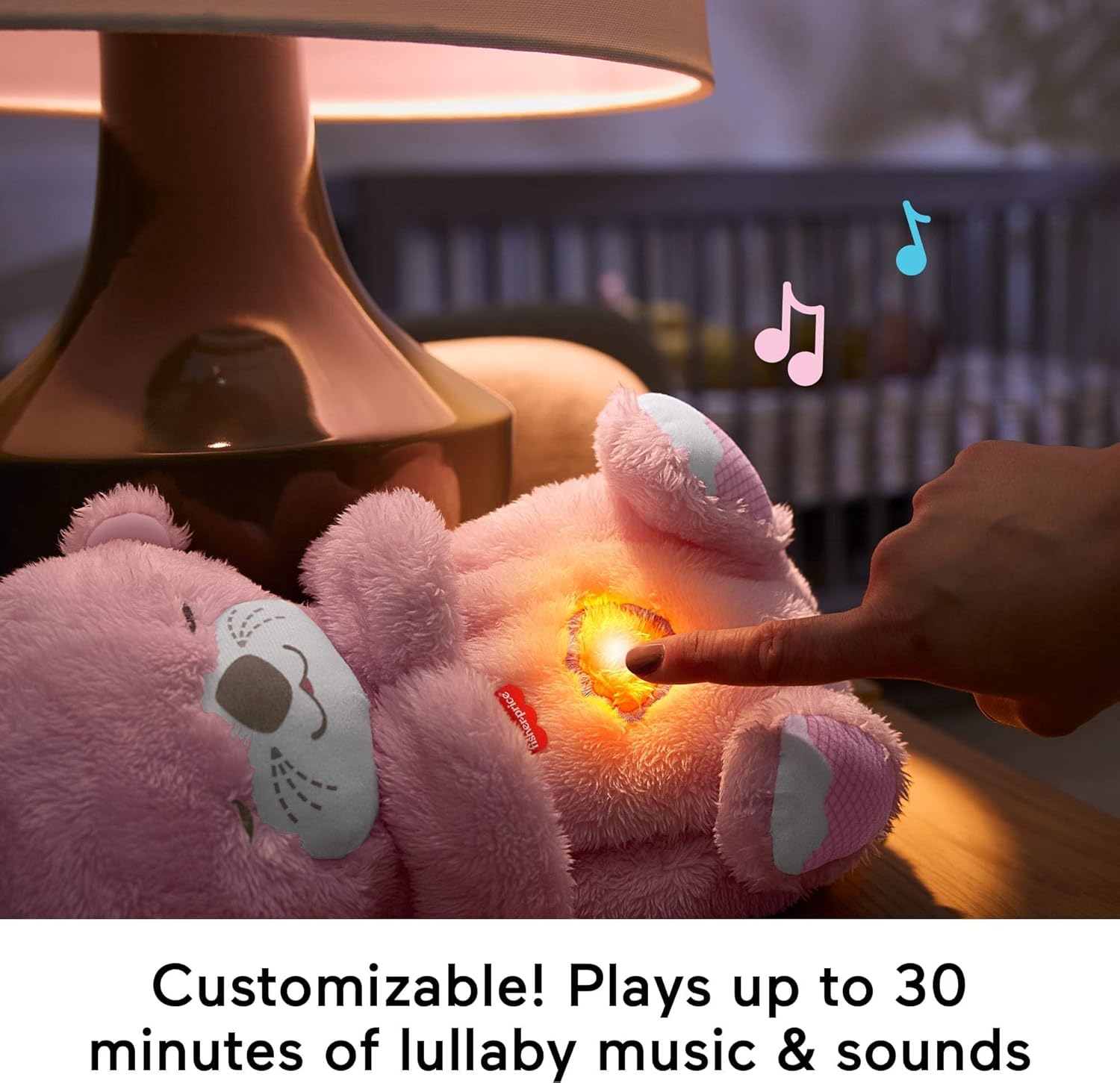 Thumbnail 3 de Fisher-Price Soothe ‘n Snuggle Otter Plush Sound Machine (Pink) for Newborns 0+ Months