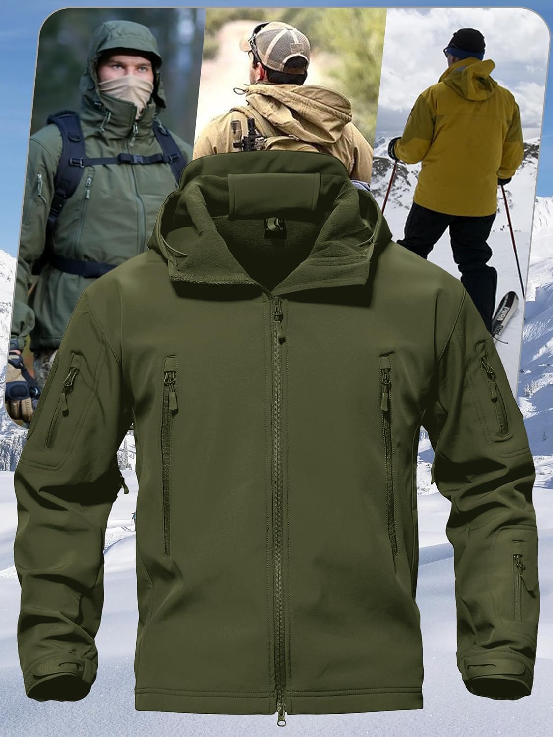 Detalle 2 de TACVASEN Special Ops Softshell Jacket 1️⃣0️⃣0℉