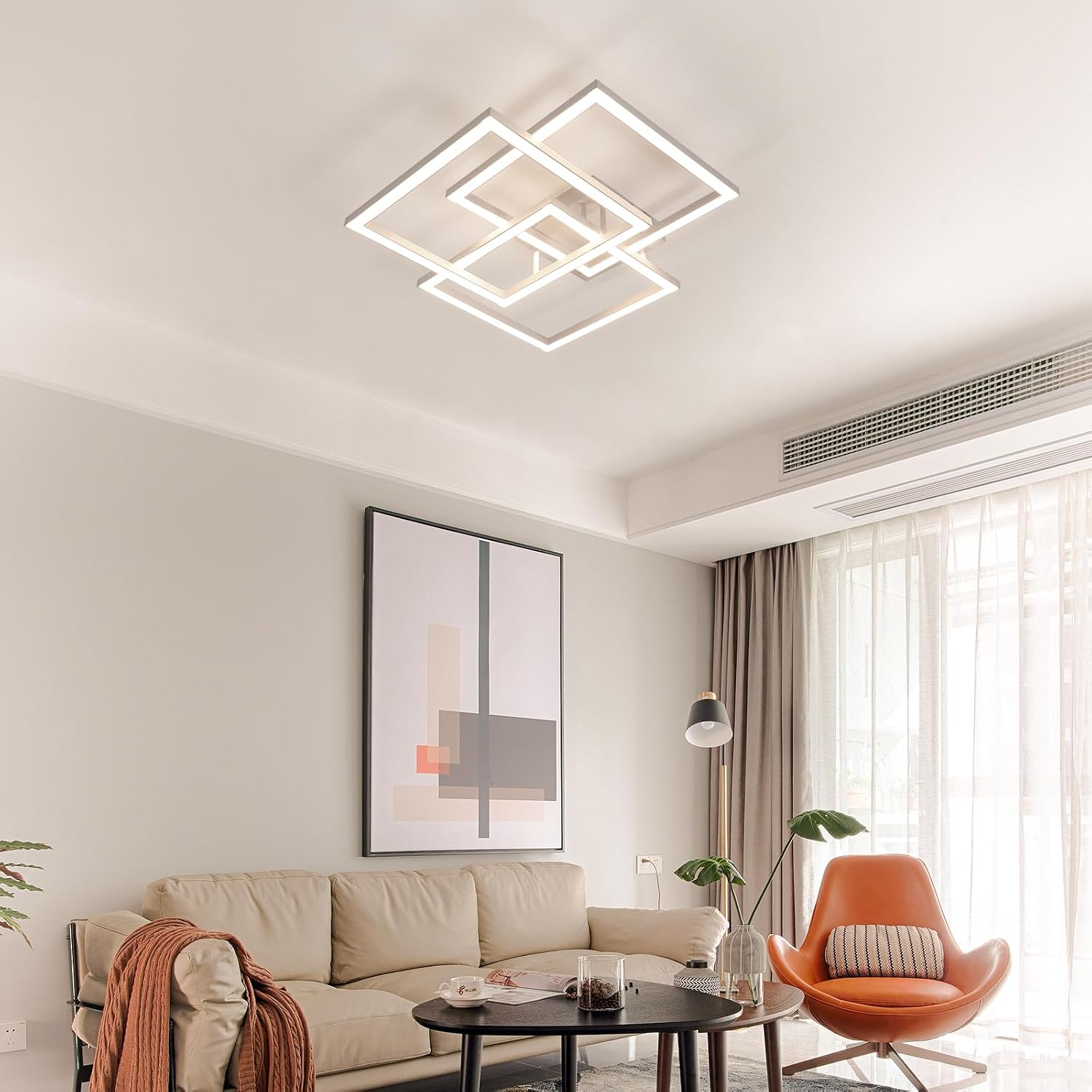 Thumbnail 6 de DELIPOP SK-XLKN-9 dimbare LED-plafondlamp 62 cm, 40 W, 4500 lm