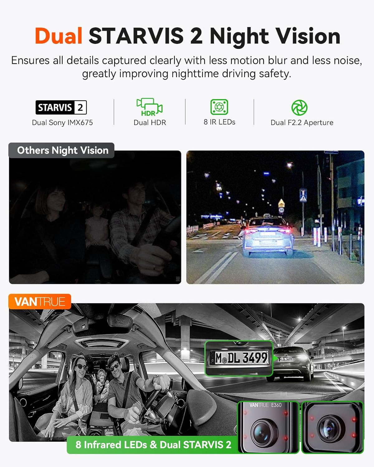 Thumbnail 6 de Vantrue E360 ACE 585° all-channel dash cam