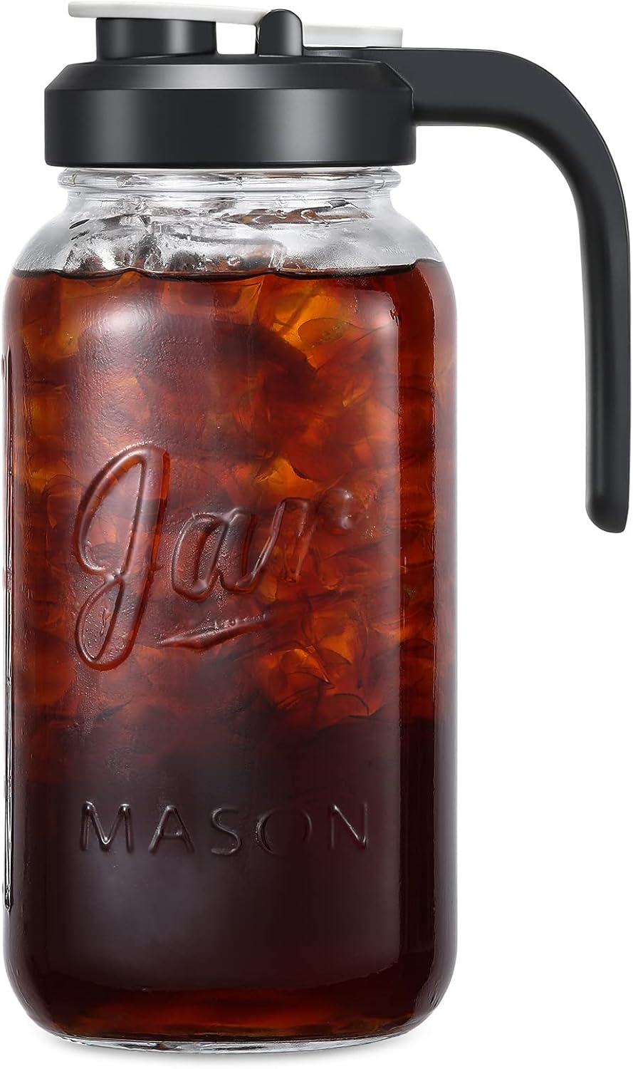 Detalle de AOZITA 64 oz Glass Pitcher with Filter Lid 🥤