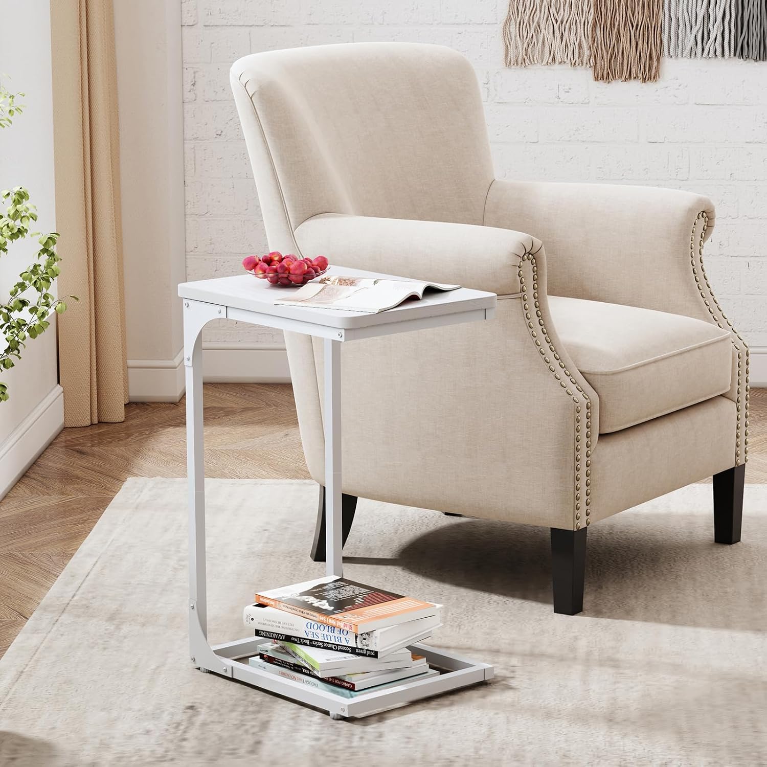 Detalle de QEEIG C-Shaped End Tables 017-30W