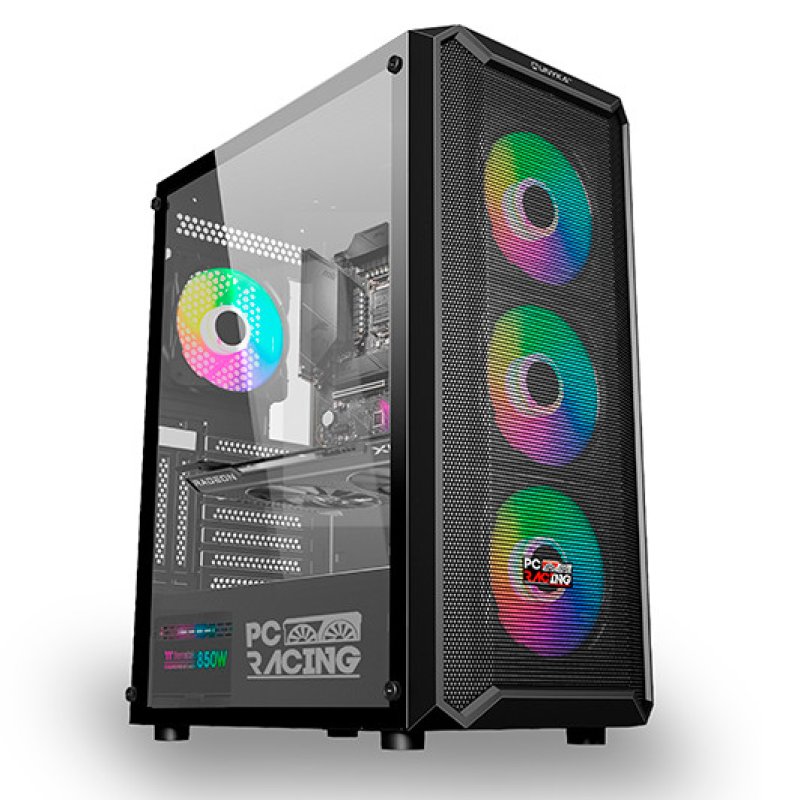 Detalle de PC Gaming AMD Ryzen 5 5600G con RTX 3050 + Pantalla 24"