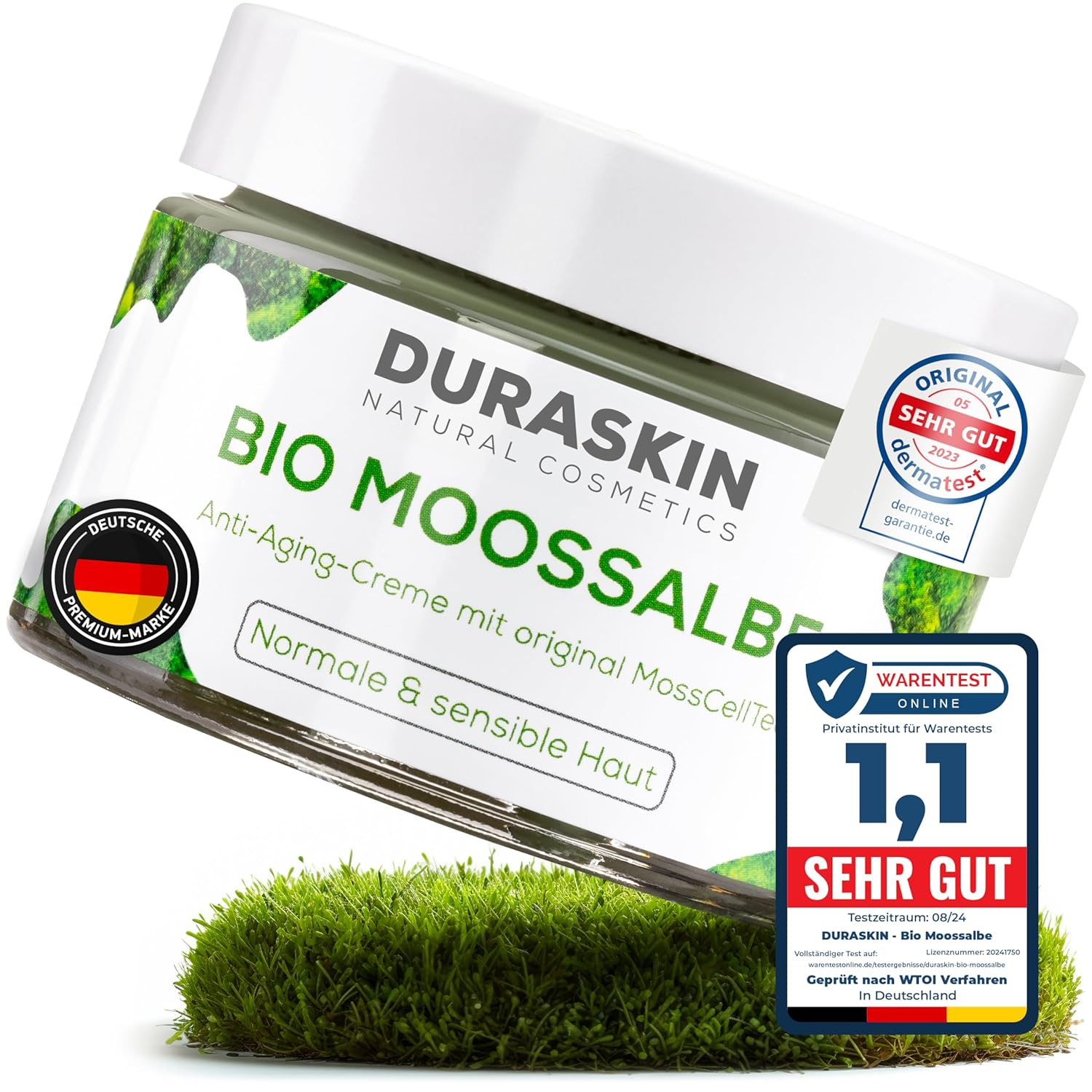 Detalle de Duraskin BIO Moossalbe 30 ml Anti Aging