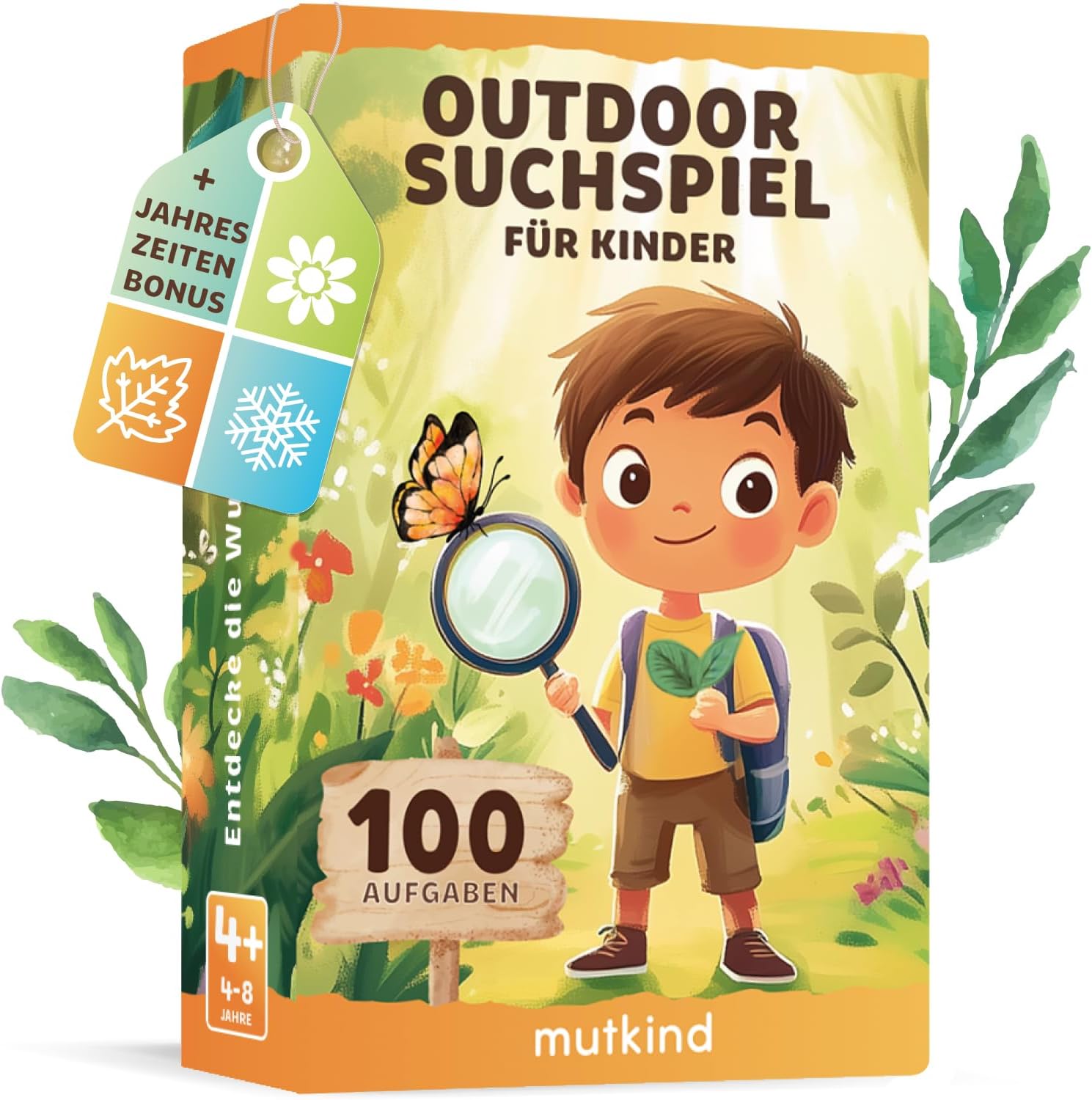 Detalle de MUTKIND® 50 Entdeckerkarten für Kinder