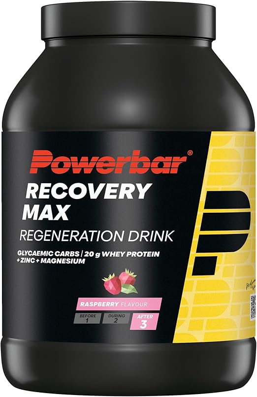Detalle de Powerbar Recovery Max Raspberry 1144g - Bebida Energética 🍓