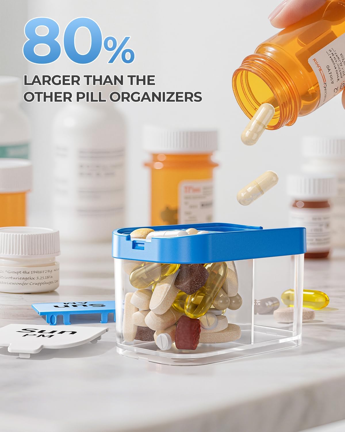 Detalle de Odaro 7-Day AM/PM Pill Organizer