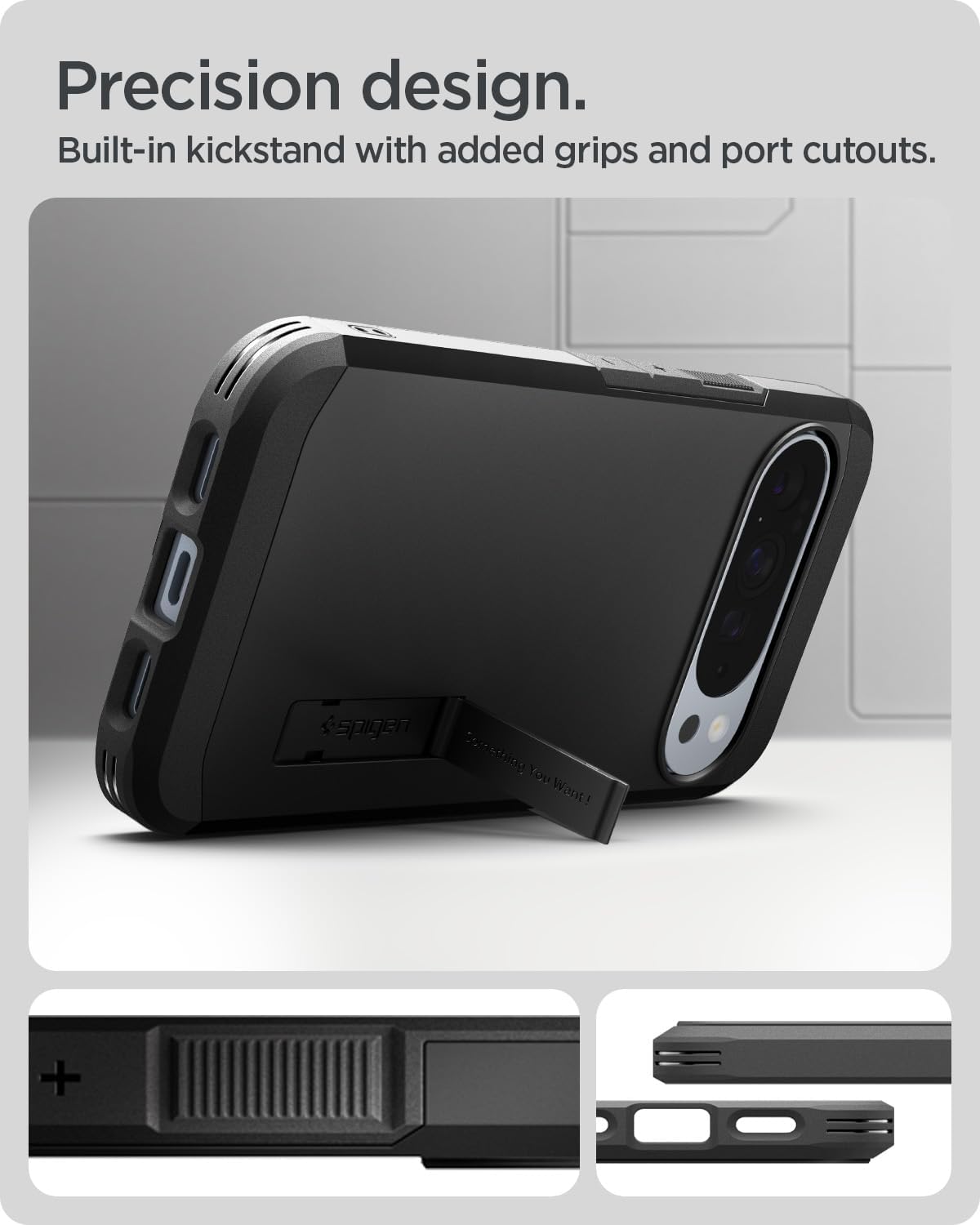 Thumbnail 5 de Spigen Tough Armor MagFit Case for Google Pixel 10/10 Pro (2025) – Black