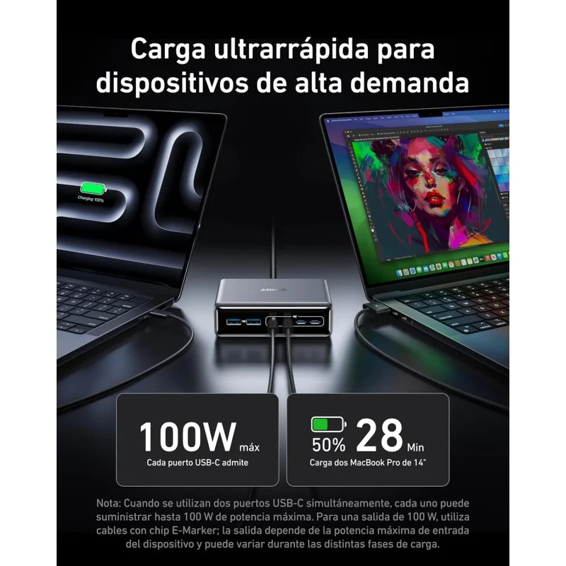 Thumbnail 1 de Anker Prime Charger Estación de Carga 6 Puertos USB-C ⚡