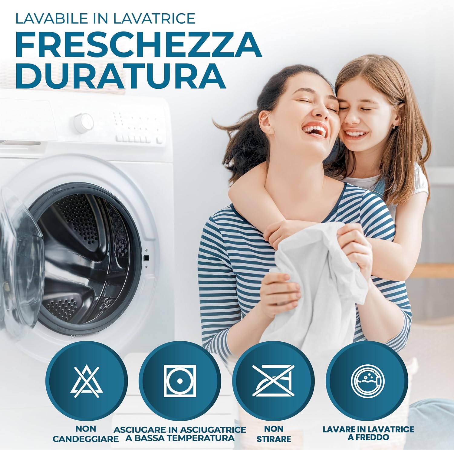 Thumbnail 6 de Utopia Bedding Coprimaterasso impermeabile traspirante 140x200 cm con cinghie elastiche e certificazione Oeko-Tex