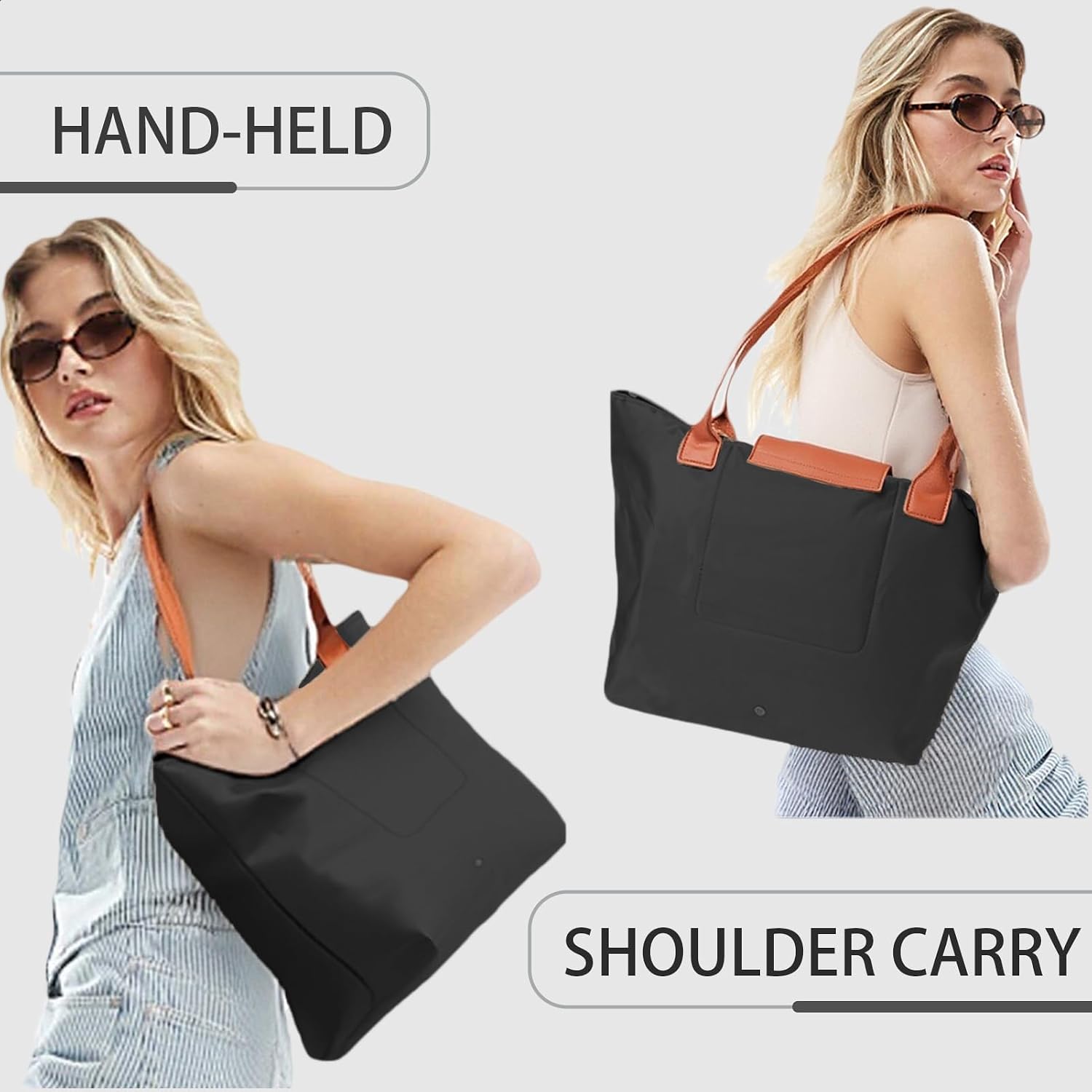Thumbnail 1 de Aulenge Foldable Travel Tote: Waterproof, Large-Capacity and Space-Saving Reusable Bag