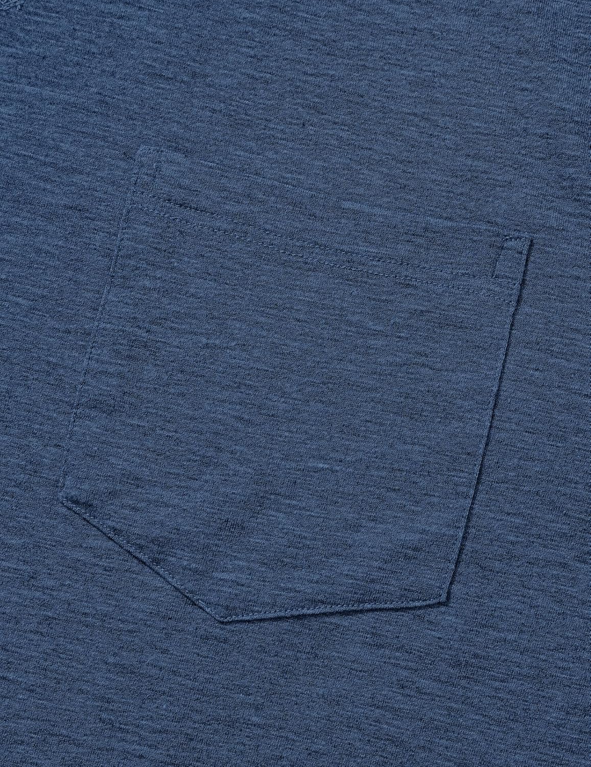 Thumbnail 6 de TARAINYA Herren-T-Shirt aus Baumwollmix mit Elasthan, kurzarm Rundhals & Brusttasche (M–4XL)