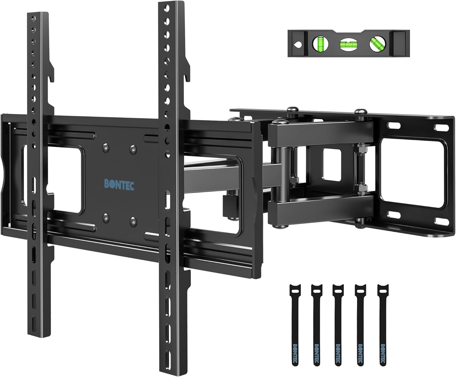 BONTEC Full Motion TV Wall Mount for 23-70 Inch TVs
