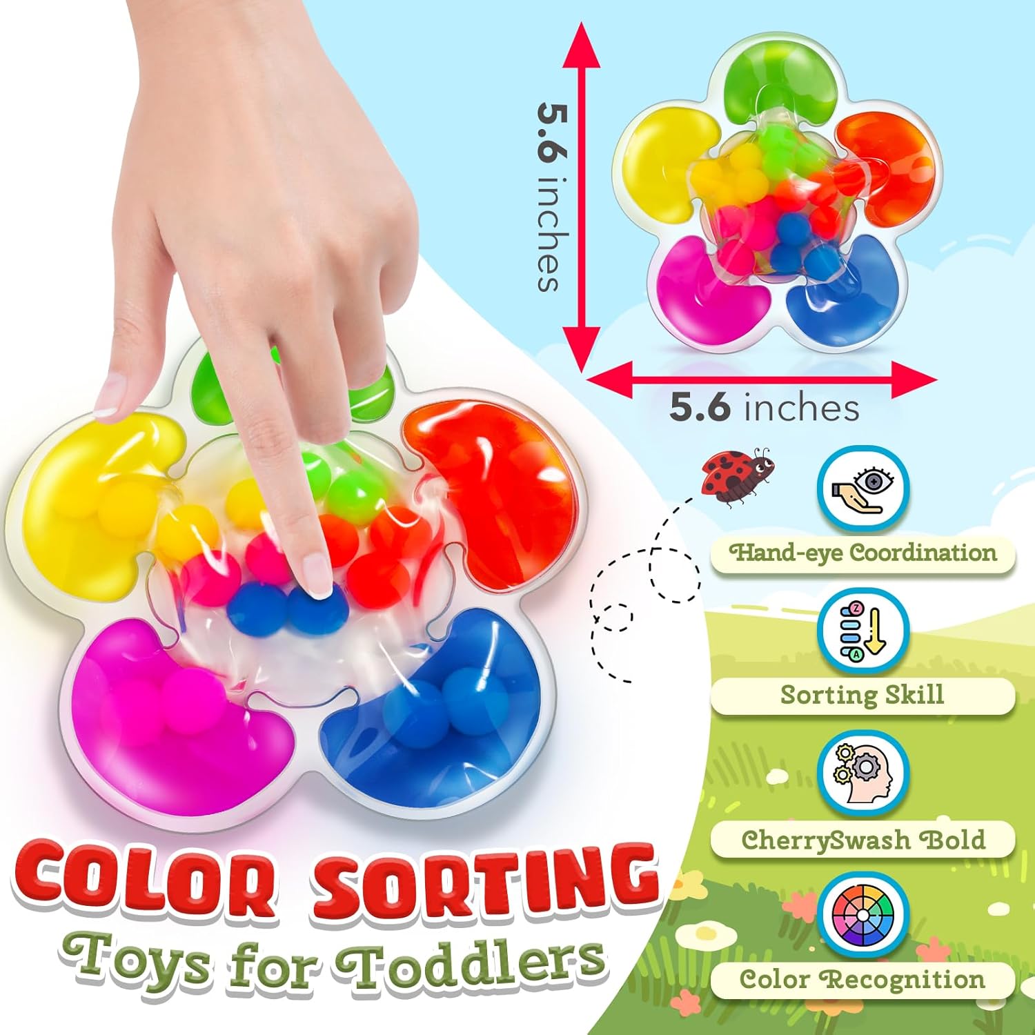Detalle 2 de Color Sorting Toy 5.6" for Toddlers