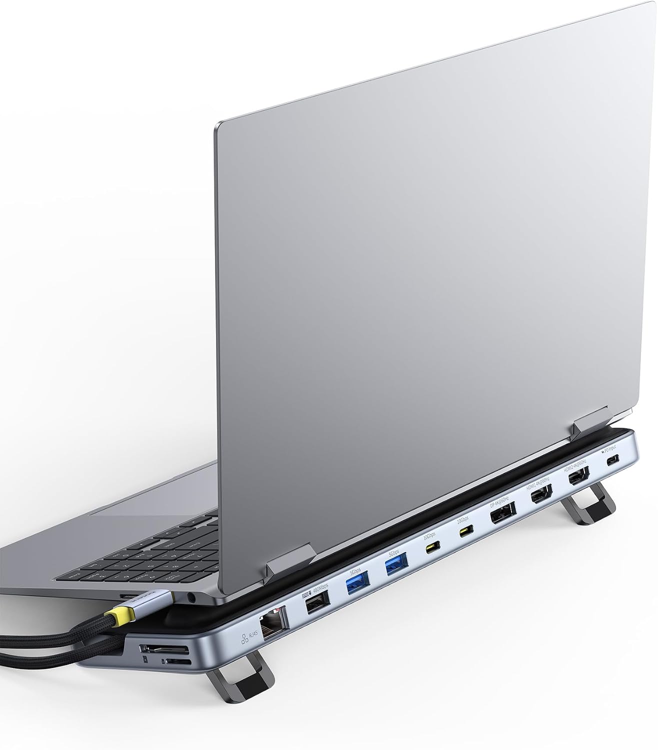 Detalle de Baseus Docking Station 12 in 1 Hub Triplo 4K