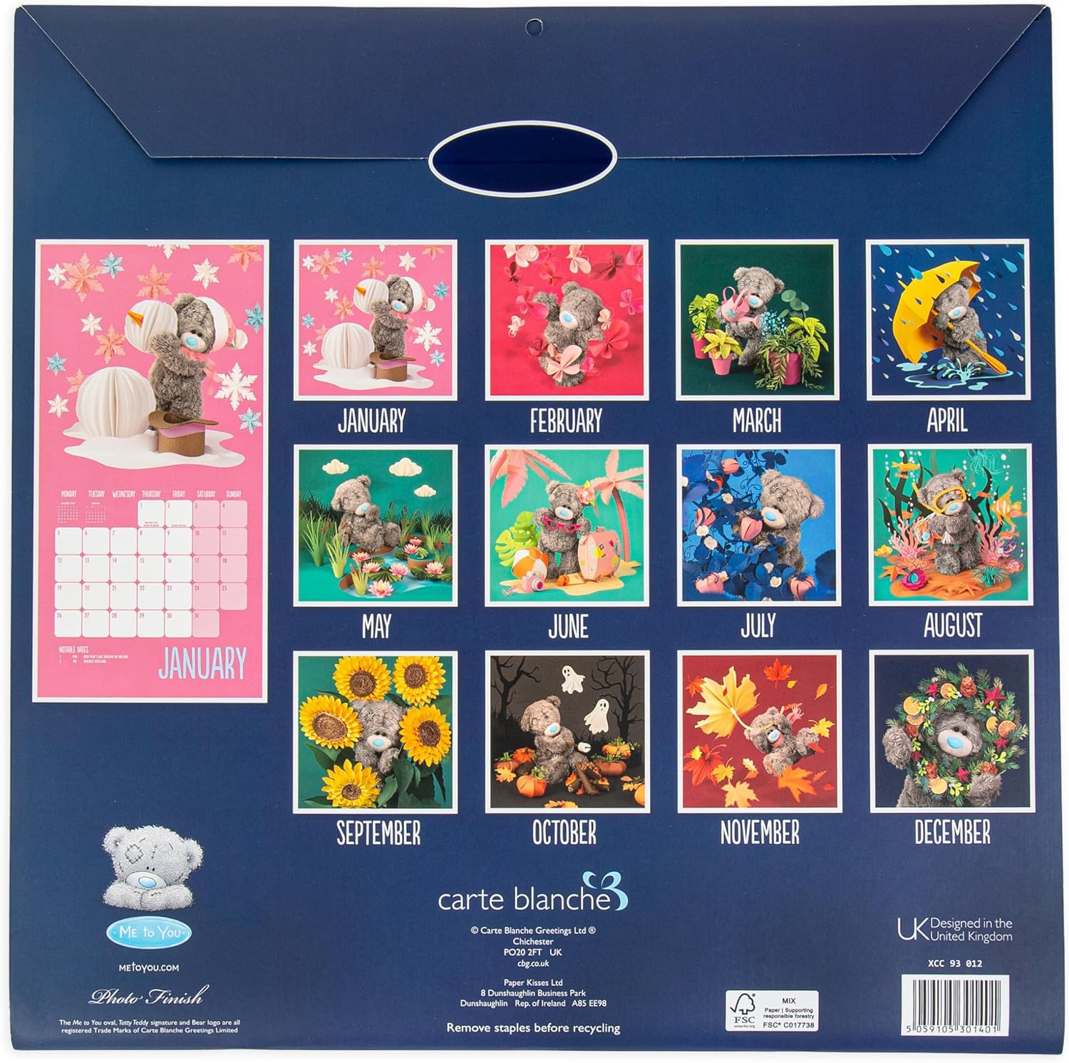 Thumbnail 2 de Me to You Tatty Teddy 2026 Calendar