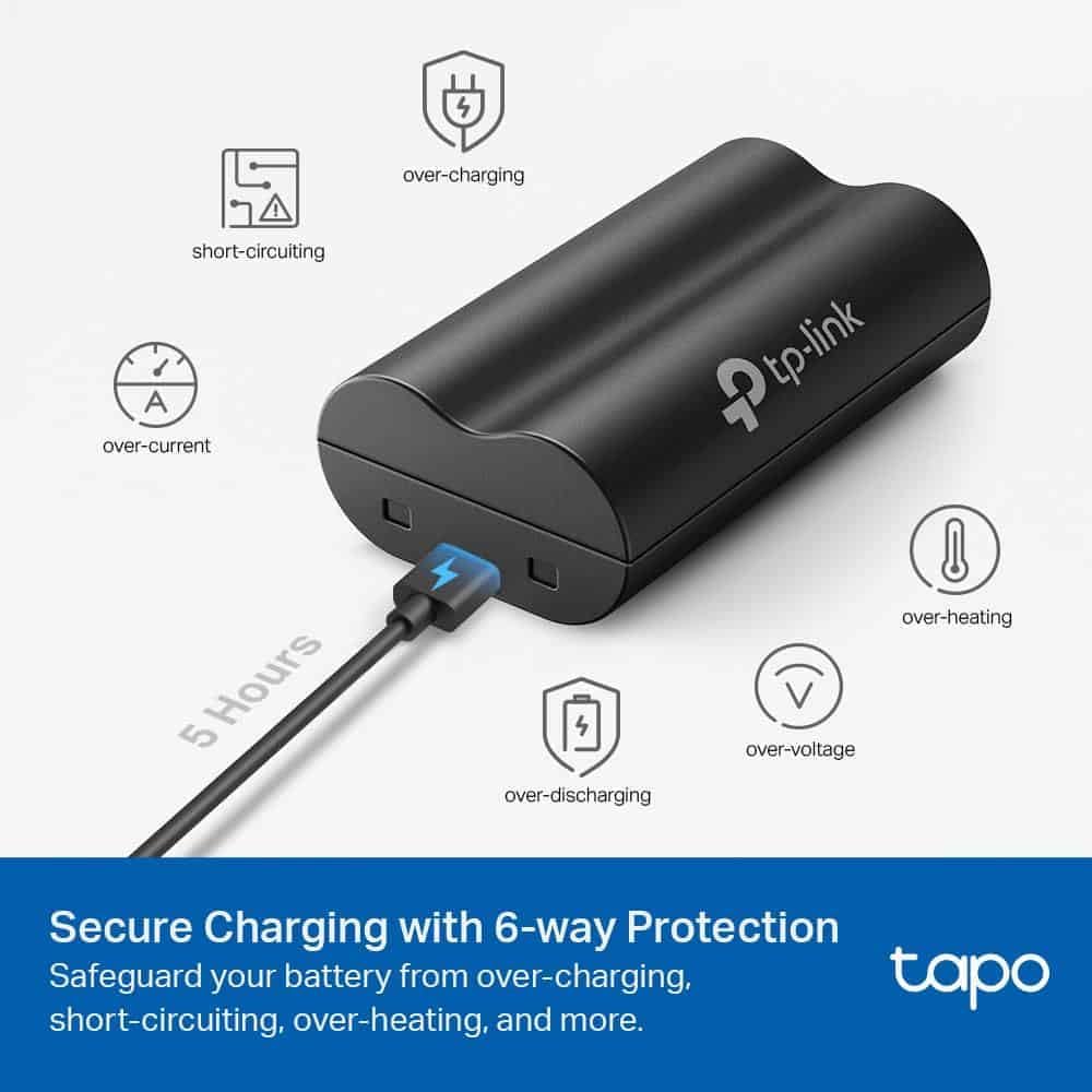 Thumbnail 2 de Tapo A100 Battery Pack: 6700mAh Quick-Release Power for Tapo Cameras & Doorbells