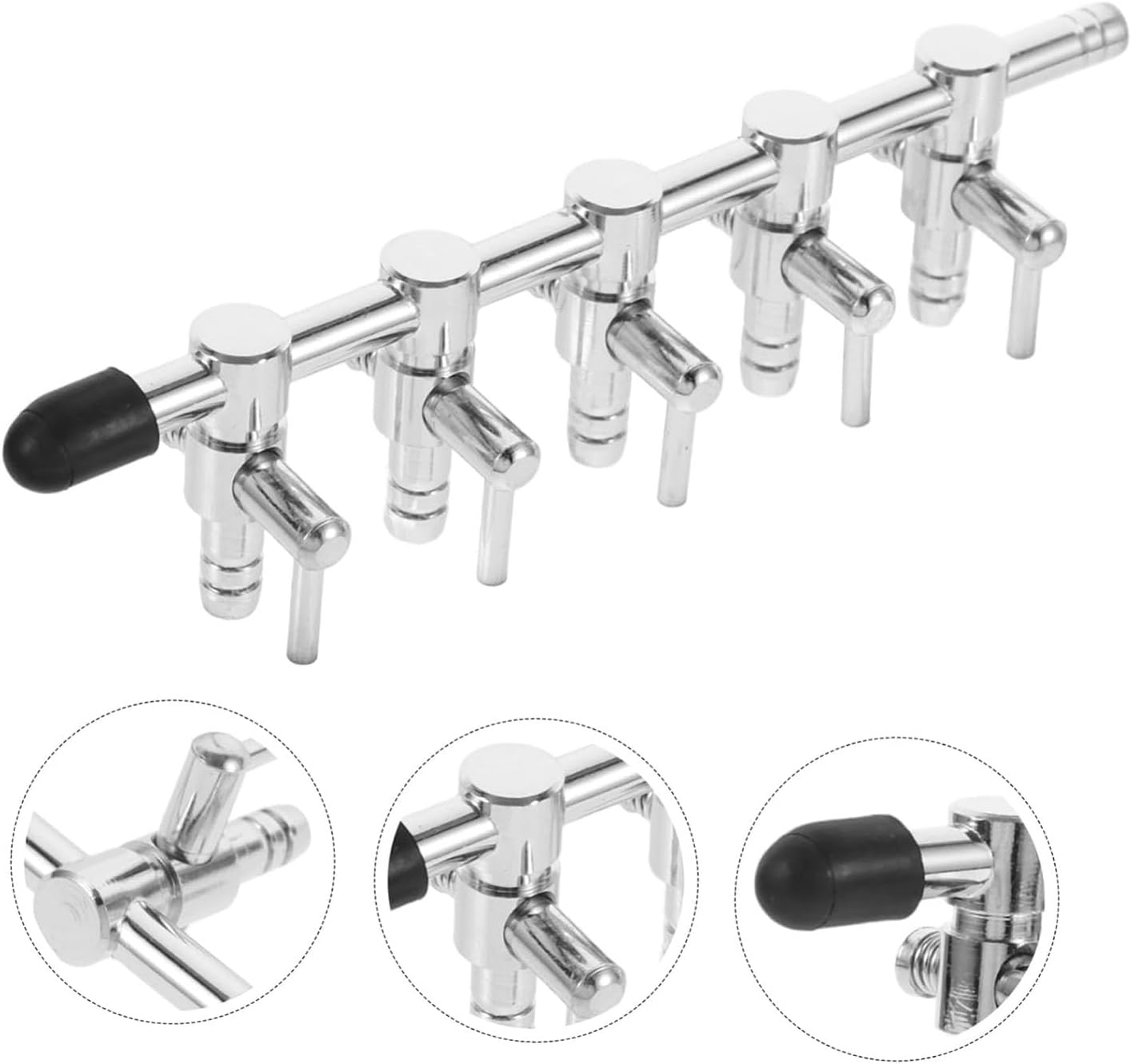 Detalle de MaoNativey 5‑Way Aquarium Control Valve for Robust Aeration