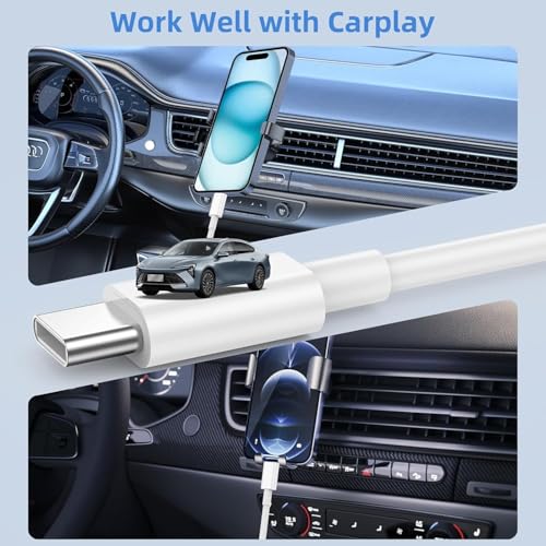 Detalle 1 de Cable USB C QZVOO 2Pack 1M+2M: Carga rápida y transferencia para iPhone y Samsung