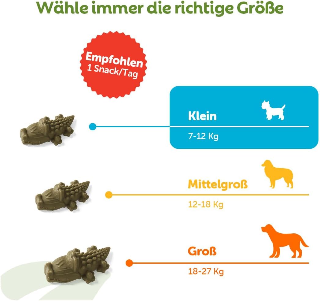 Thumbnail 4 de WHIMZEES Krokodil 24 Stück S 🐾