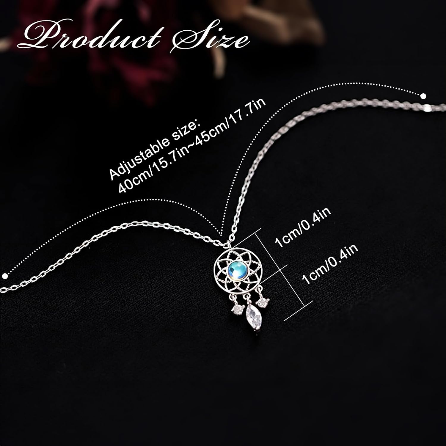 Thumbnail 3 de ZLLkeji Sterling Silber Damen Halskette 925