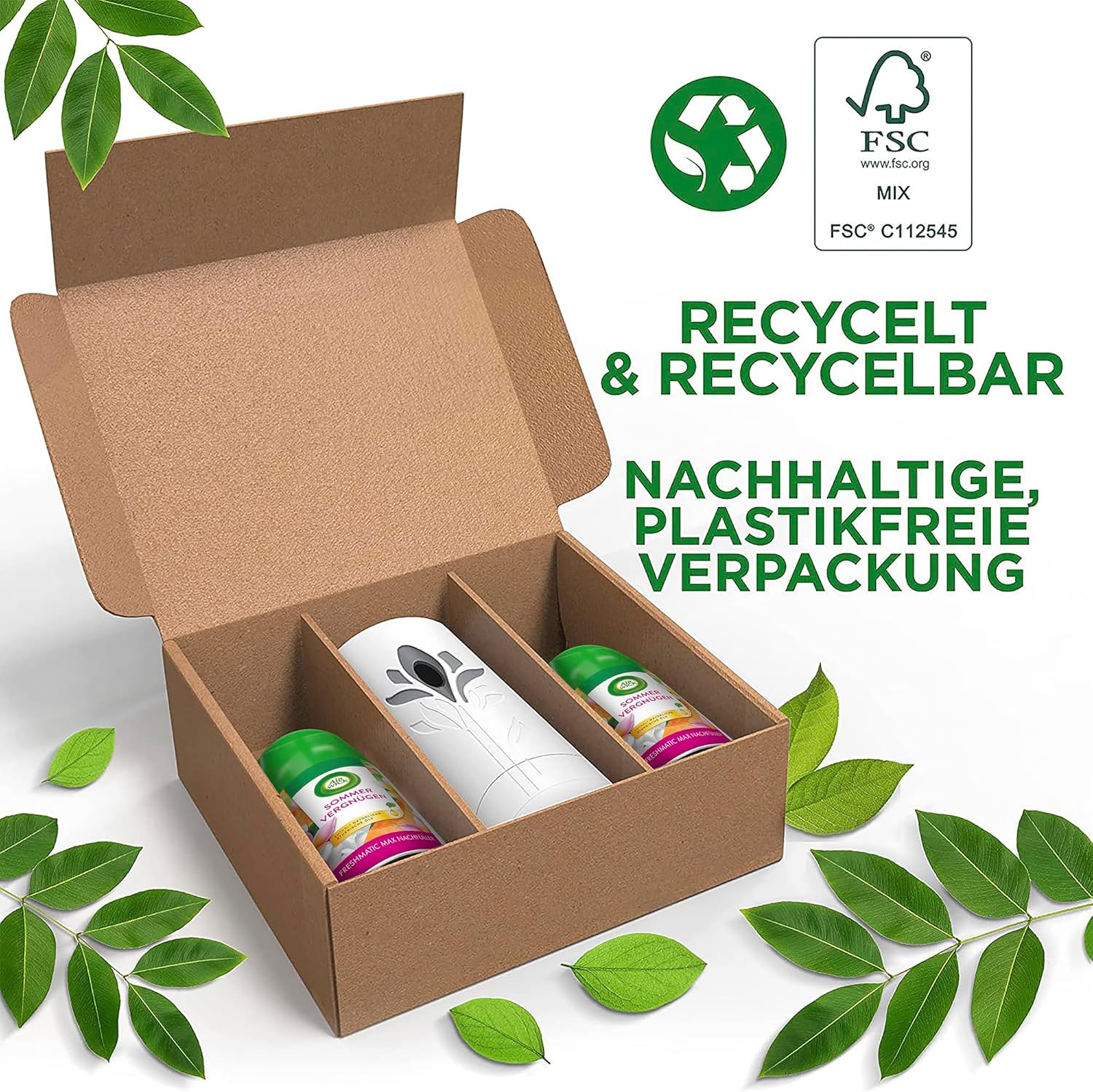 Thumbnail 6 de Air Wick Freshmatic Max Starter-Set mit 2 Nachfüllern – Automatisches Raumspray, Sommervergnügen
