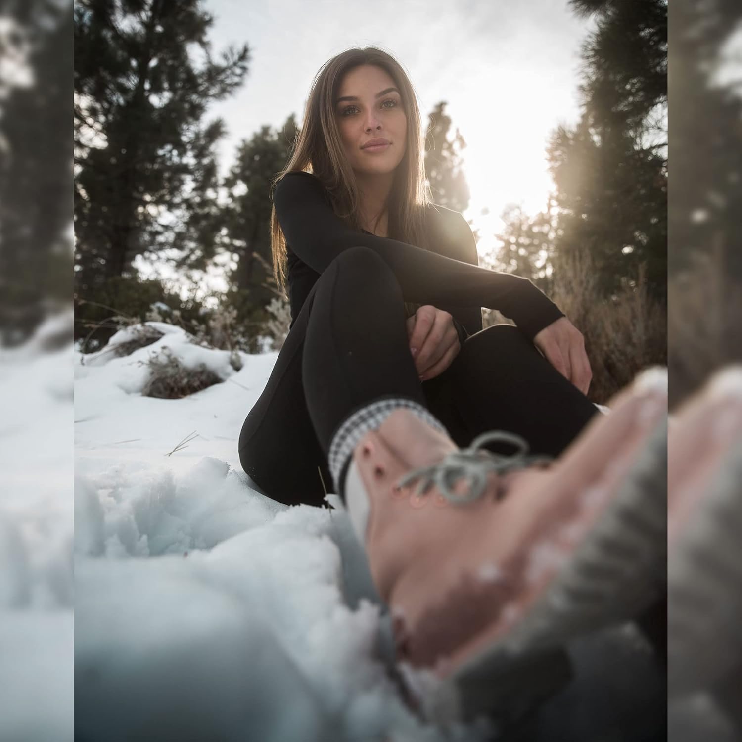 Thumbnail 1 de SINOPHANT Fleece Lined High-Waisted Leggings for Women 🧦