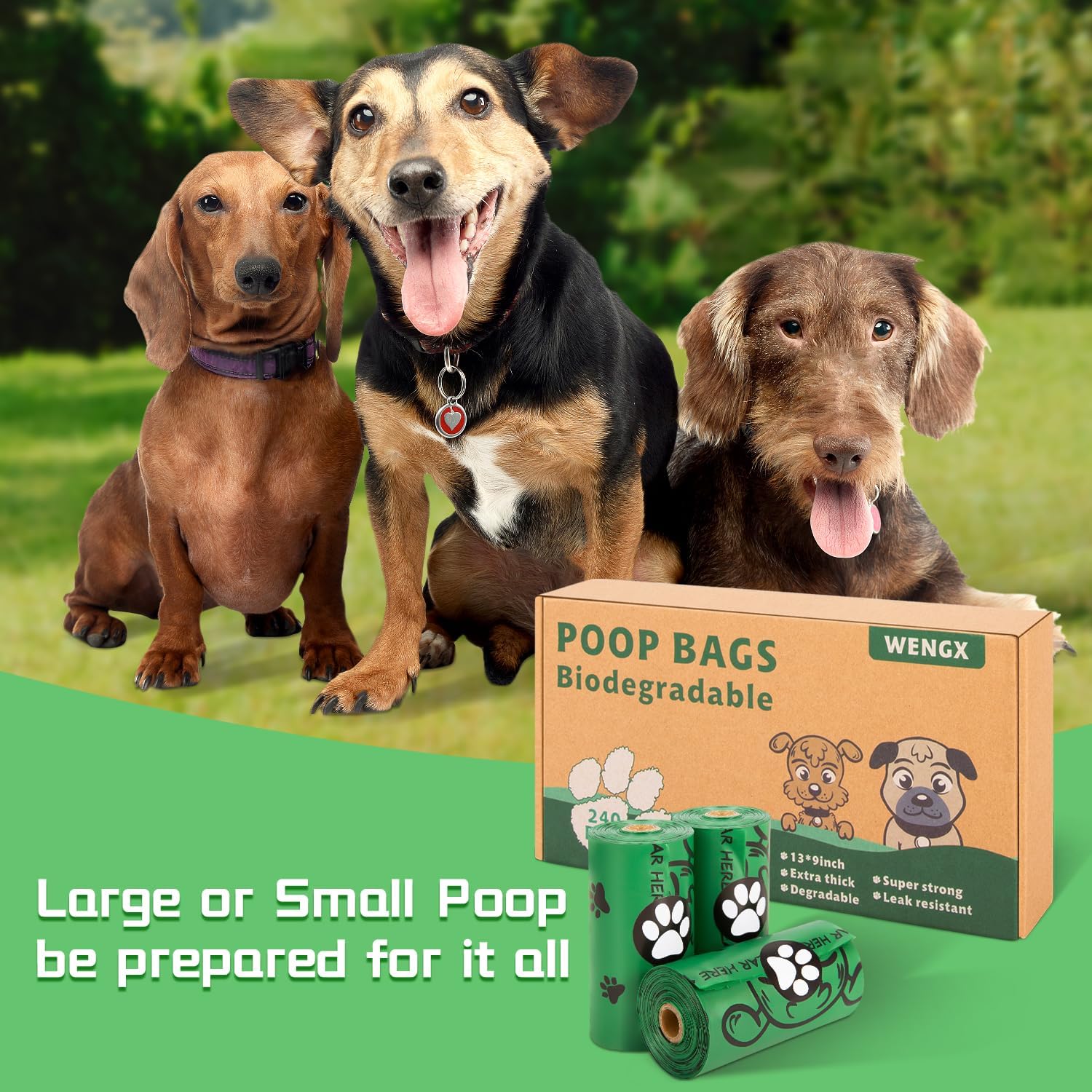 Thumbnail 5 de Poo Bags for Dog Waste: Large, Super Strong, Leak-Proof with Lavender Scent