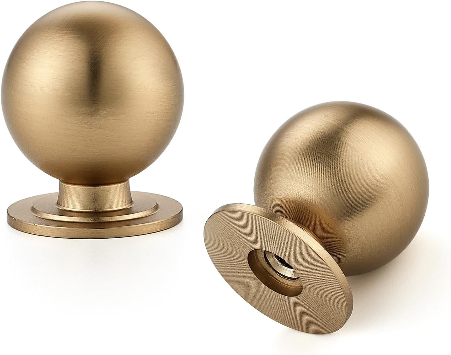 Detalle de Ravinte Decor Champagne Bronze Cabinet Knobs, 24-Pack Round 0.95-Inch Zinc