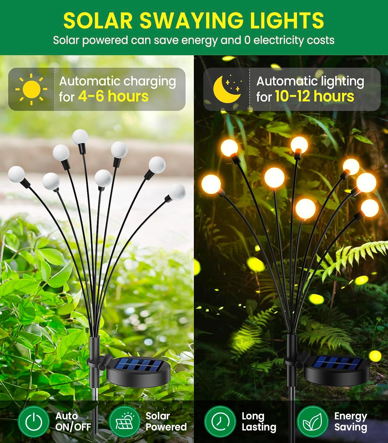Thumbnail 4 de GEARLITE Firefly Solarlampen Außen Garten