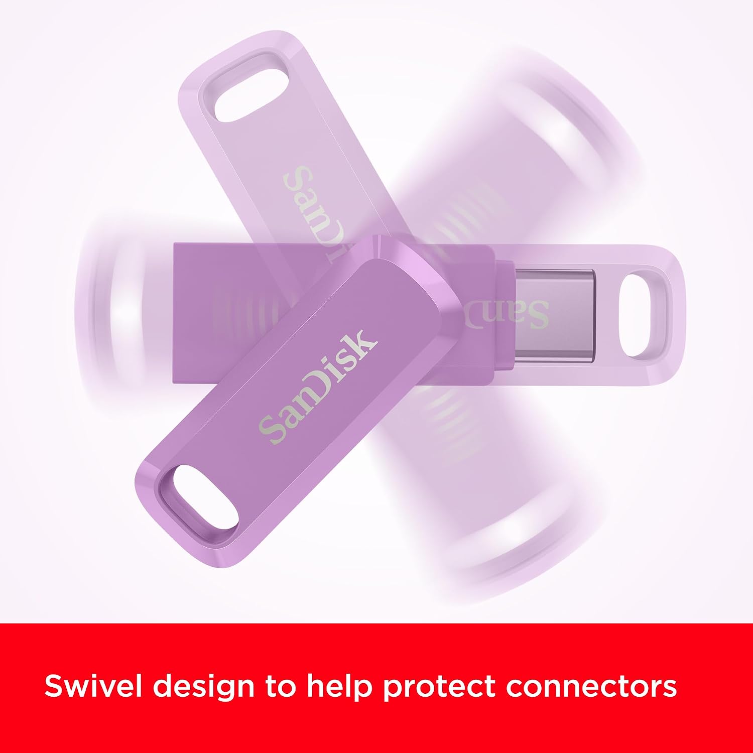 Thumbnail 6 de SanDisk Ultra Dual Drive Go 1 TB USB‑C & USB‑A Stick (lavendel) – 400 MB/s Lesegeschwindigkeit