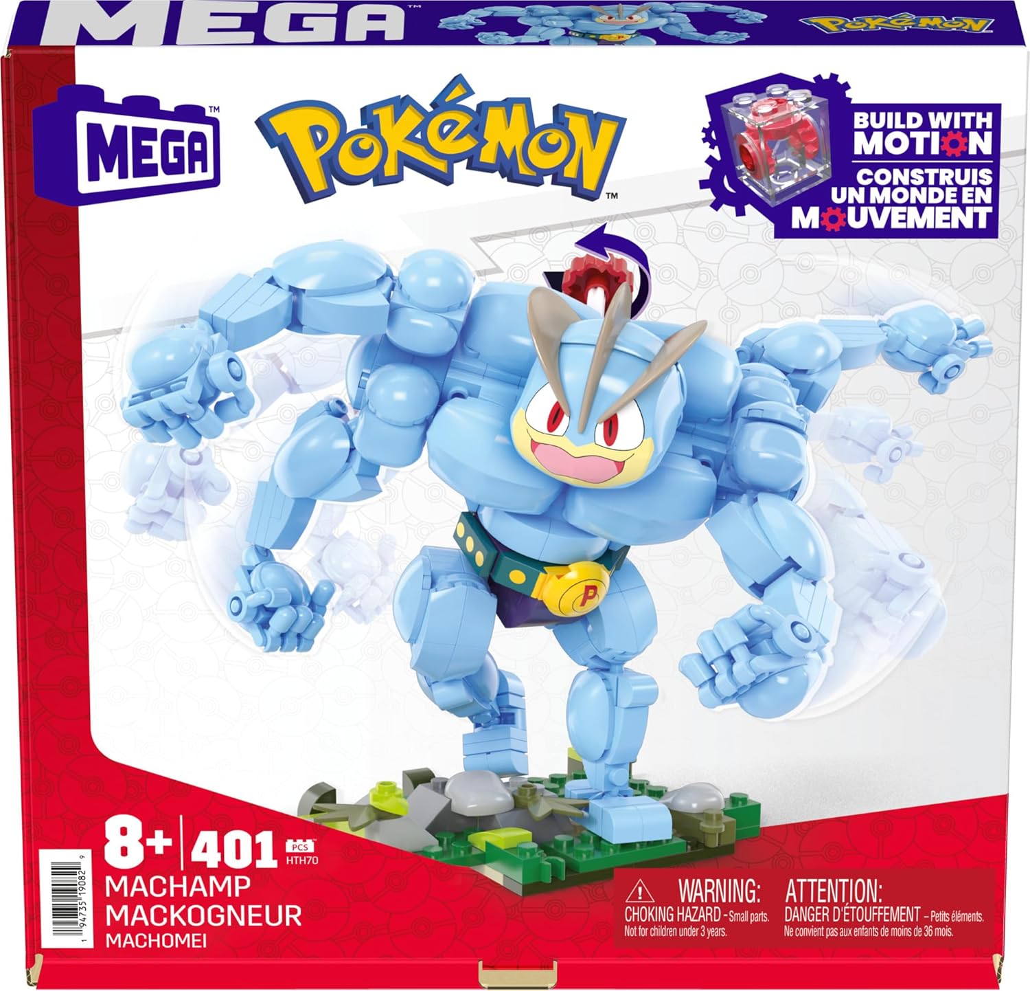 Thumbnail 6 de MEGA Pokémon Machamp, Juguete de Construcción Interactivo 🏗