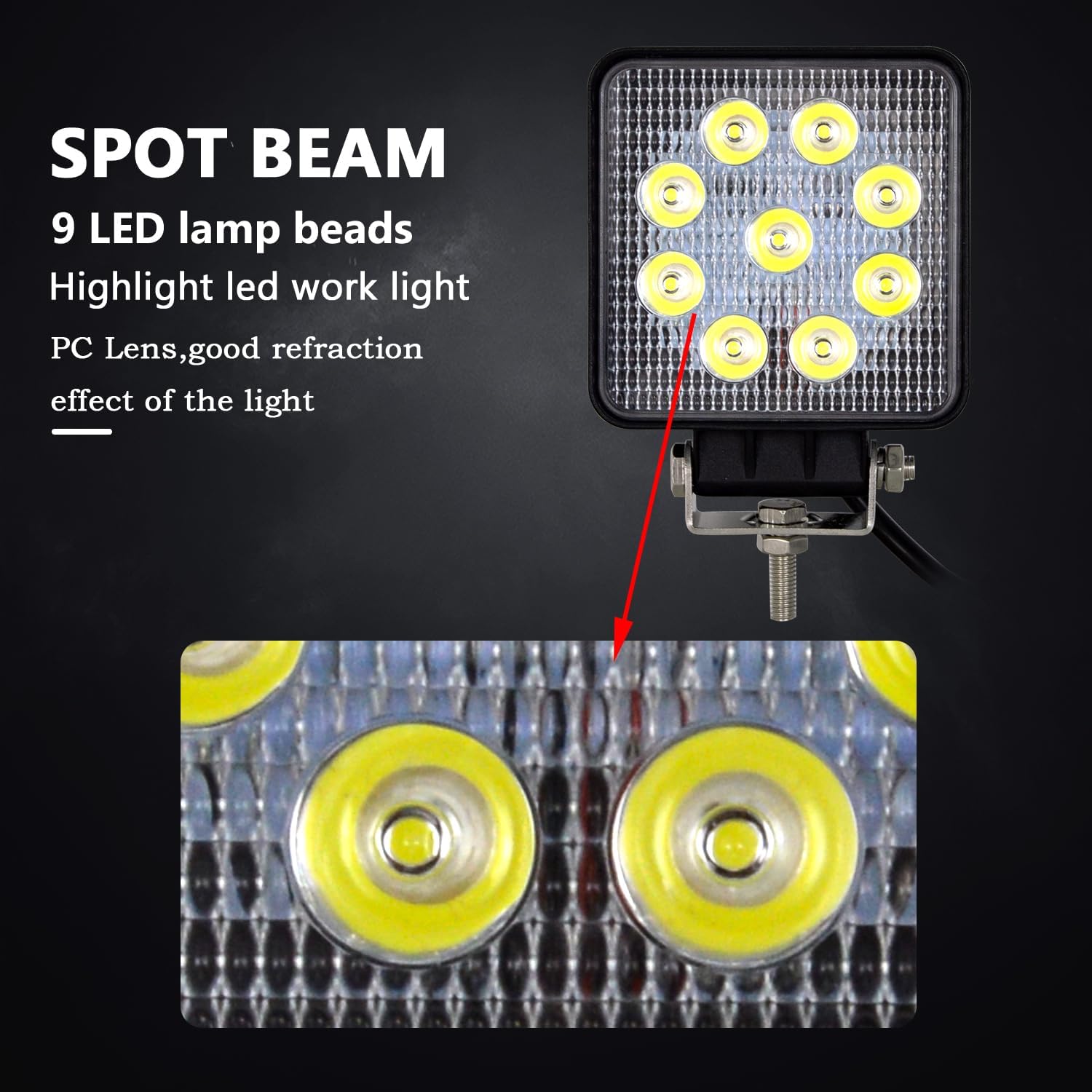 Thumbnail 1 de Willpower LED work lights 4-inch